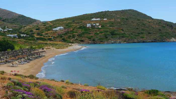 Greece, Greek islands, Cyclades, Siros, Syros, Syros island, Delfini, Delfini beach, Delphini beach, Delfini beach, Delphini beach Syros, Delfini beach Syros, sandy beach