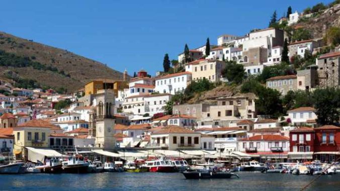 Greece, Greek islands, Saronic islands, Argosaronic islands, island, Hydra, Hydra island, Hydra Greece, Ydra, Ydra island, Hydra Town, town, village, harbour, hillside