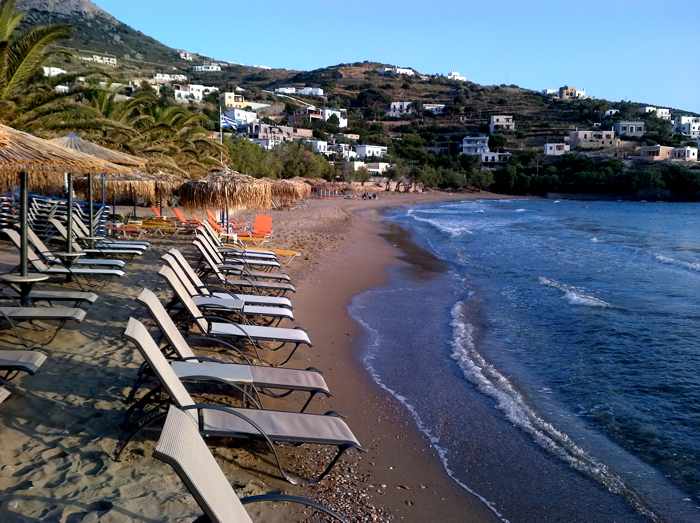 Greece, Greek islands, Siros, Syros, Syros island, Kini, Kini beach, Kini beach Syros, Kini Syros, beach, organized beach,sandy beach, 