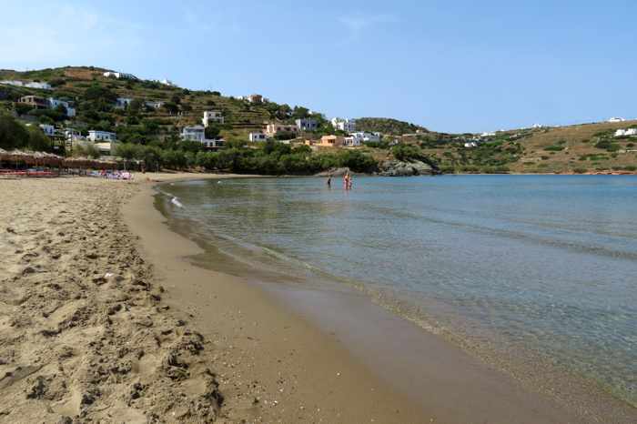 Greece, Greek islands, Siros, Syros, Syros island, Kini, Kini beach, Kini beach Syros, Kini Syros, beach, organized beach,sandy beach, 