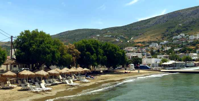 Greece, Greek islands, Siros, Syros, Syros island, Kini, Kini beach, Kini beach Syros, Kini Syros, beach, organized beach,sandy beach,