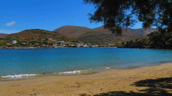 Greece, Greek islands, Cyclades, Siros, Syros, Kini, Kini Syros, Lotos, Lotos beach, Lotos beach Syros, beach, sandy beach, 