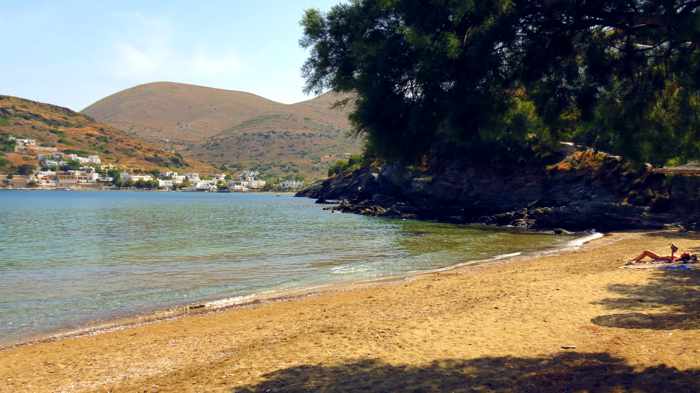 Greece, Greek islands, Cyclades, Siros, Syros, Kini, Kini Syros, Lotos, Lotos beach, Lotos beach Syros, beach, sandy beach, 