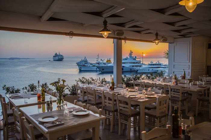 Greece, Greek Islands, Cyclades, Mikonos, Mykonos, Mykonos Town, restaurant, taverna, estiatorio, Roca Cookery, Roca Veranda, Roca Cookery Mykonos, 