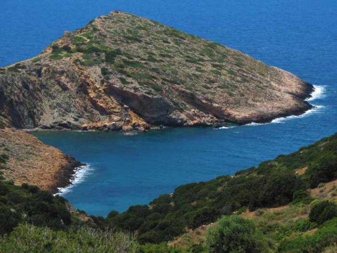 Greece, Greek islands, Cyclades, Siros, Syros,Syros island, trail, footpath, path, walking route, hiking trail, hiking, coast, sea, landscape