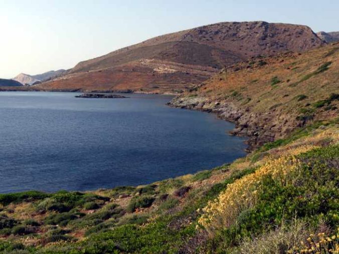 Greece, Greek islands, Cyclades, Siros, Syros,Syros island, trail, footpath, path, walking route, hiking trail, hiking, coast,