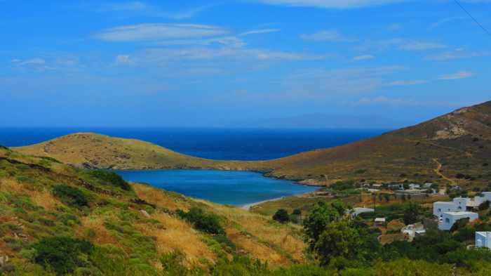 Greece, Greek islands, Cyclades, Siros, Syros, Syros island, Delfini beach, Delfini beach, Delphini beach Syros, Delfini beach Syros, sandy beach, coast