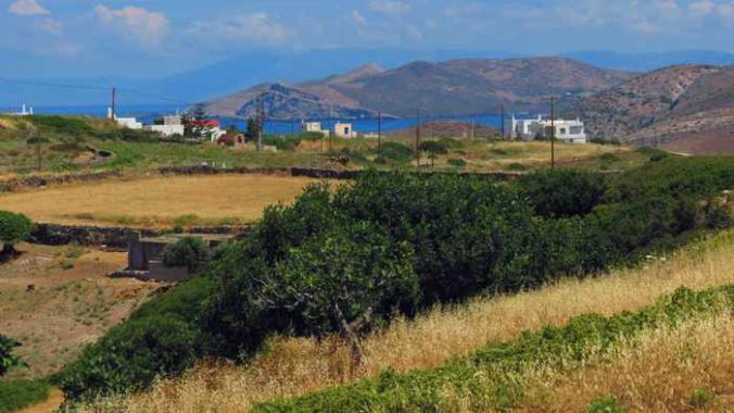 Greece, Greek islands, Cyclades, Siros, Syros,Syros island, trail, footpath, path, walking route, hiking trail, hiking, landscape,