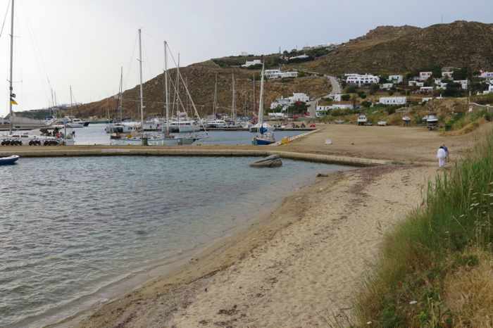 Greece, Greek islands, Cyclades, Mikonos, Mykonos, Tourlos, port, marina, Mykonos New Port, Tourlos Port