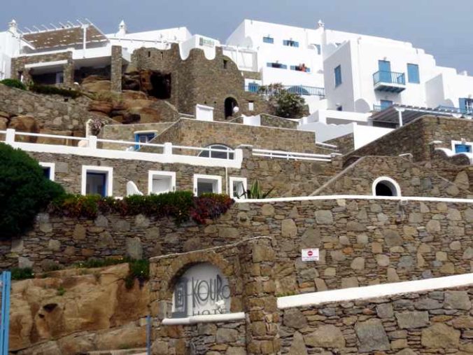 Greece, Greek islands, cyclades, Mikonos, Mykonos, Mykonos Town, hotel, building, luxury hotel, Kouros Hotel, Kouros Hotel Mykonos,