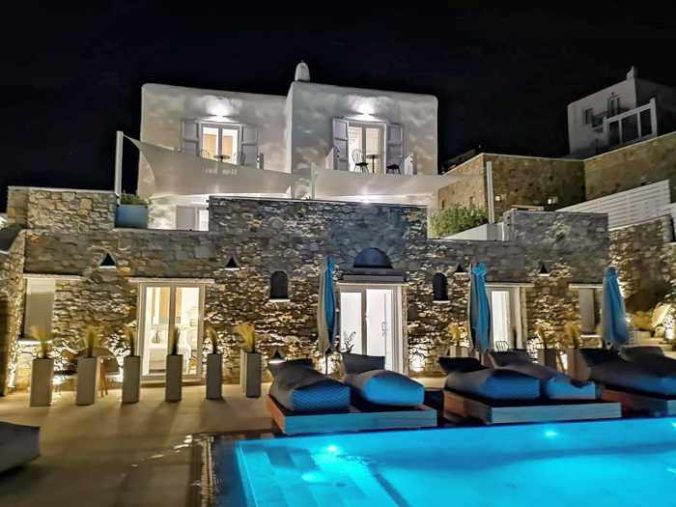 Apiro Mykonos exterior view photo from the hotels official page on Facebook