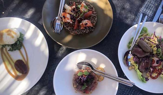 Blue Marlin Ibiza Mykonos social media photo of some of its culinary delights