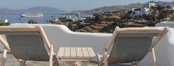 Crystal View Mykonos view photo from the rental property Facebook page