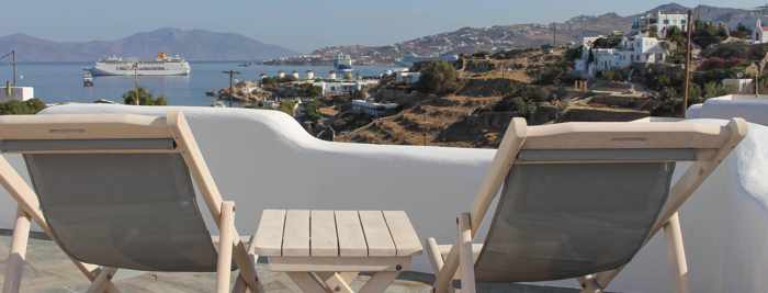 Crystal View Mykonos view photo from the rental property Facebook page