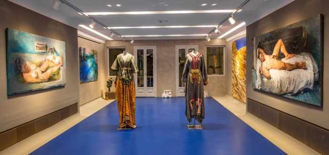 Evripides Art Gallery Art & Fashion Project with Dimitris Ntasios at 30 Kalogera Street in Mykonos