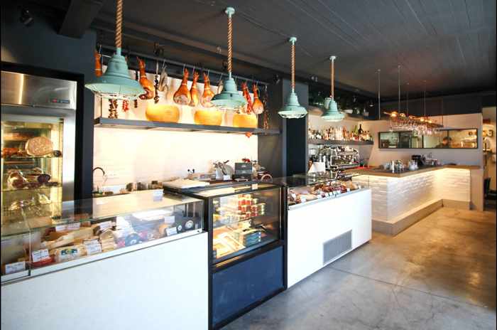 I Frati restaurant Mykonos photo of its delicatessen department