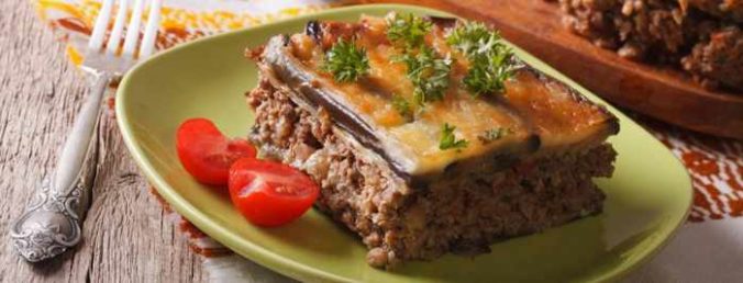 Moussaka photo from the Olive Tree Mykonos restaurant website