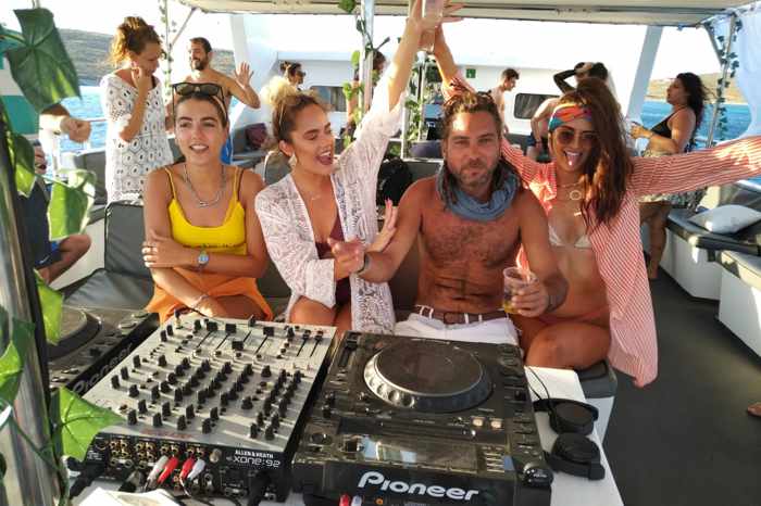 Mykonos Boat Party photo from the company page on Facebook