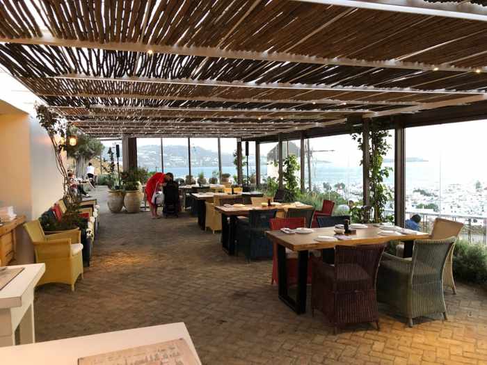 Nusret Mykonos dining room photo posted on TripAdvisor by restaurant reviewer Vittorio71