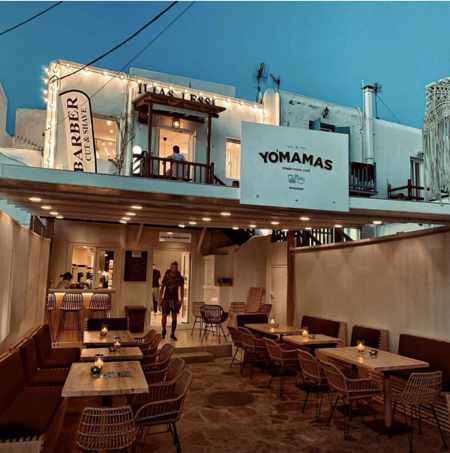 Yomamas street food restaurant Mykonos photo from its page on Instagram