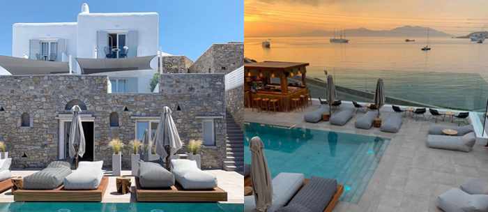 Apiro Hotel Mykonos social media photos of the hotel property and view