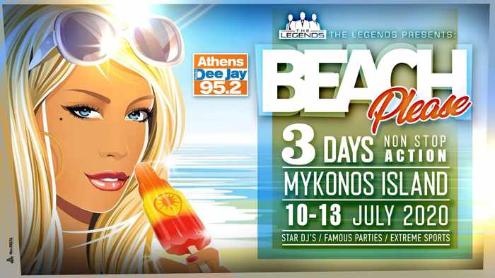 BEach Please Festival on Mykonos July 10 - 13 2020
