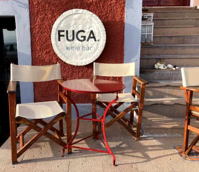 Fuga Wine Bar in Molyvos on Lesvos