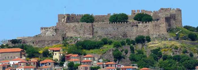 Molyvos Castle on Lesvos island