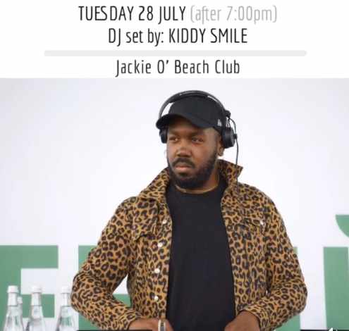 JackieO Beach Club Mykonos presents DJ Kiddy Smile on Tuesday July 28