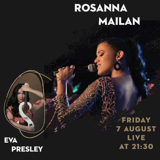 Kensho Psarou presents Rosanna Mailan and Eva Presley on Friday August 7