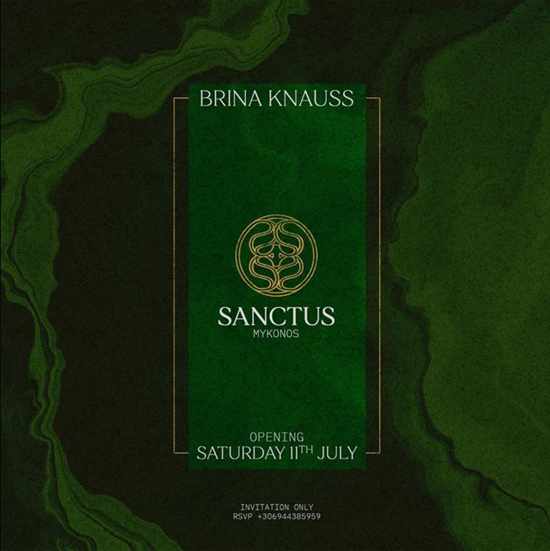 Sanctus nightclub Mykonos 2020 opening event announcement