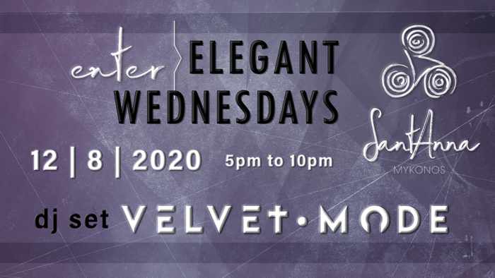 SantAnna Mykonos Elegant Wednesdays event with DJ Velvet Mode