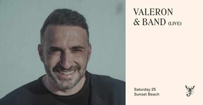 Scorpios Mykonos presents Valeron and his band on July 25