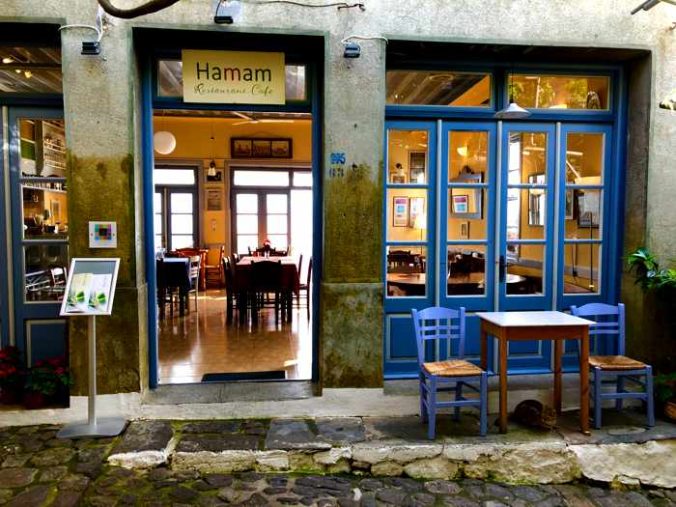 Hamam restaurant in Molyvos on Lesvos island