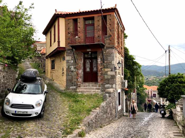 a house in Molyvos on Lesvos island