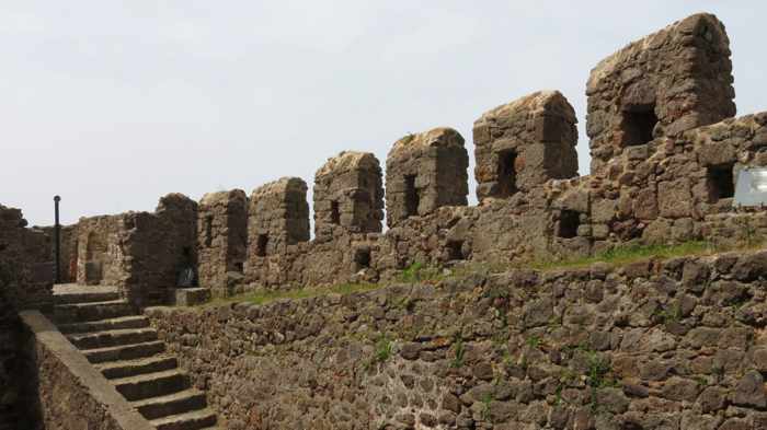 Inside the Castle of Molyvos on Lesvos island