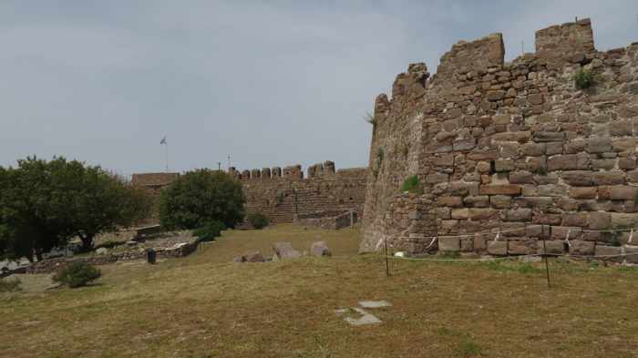 Inside the Castle of Molyvos on Lesvos island