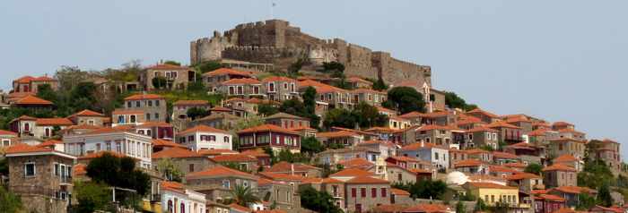 The Castle of Molyvos on Lesvos island