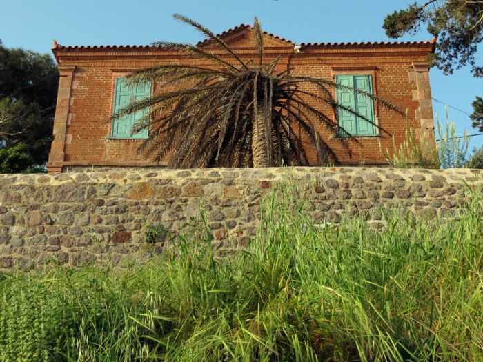 an old house in Molyvos town on Lesvos island