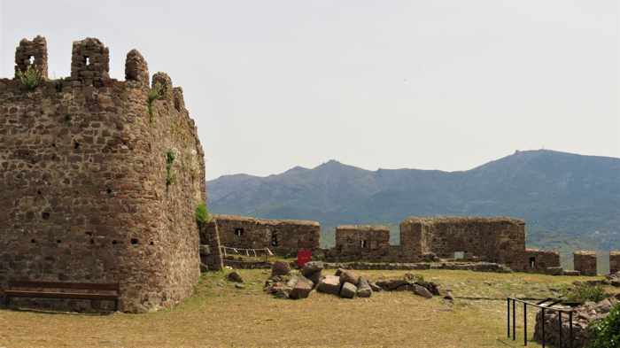 inside the Castle of Molyvos on Lesvos island