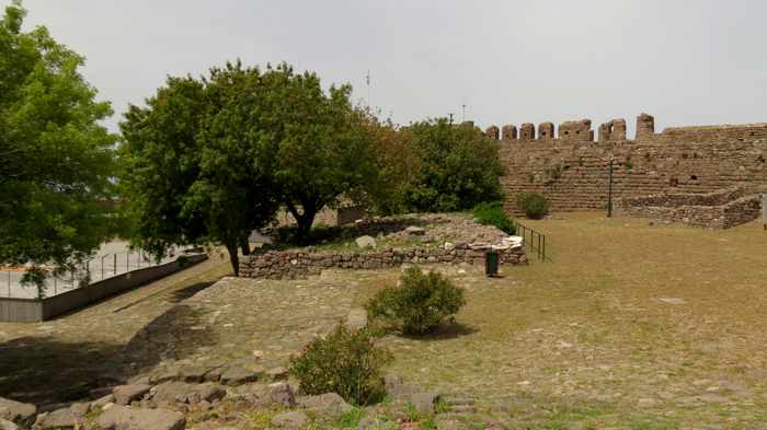 inside the Castle of Molyvos on Lesvos island