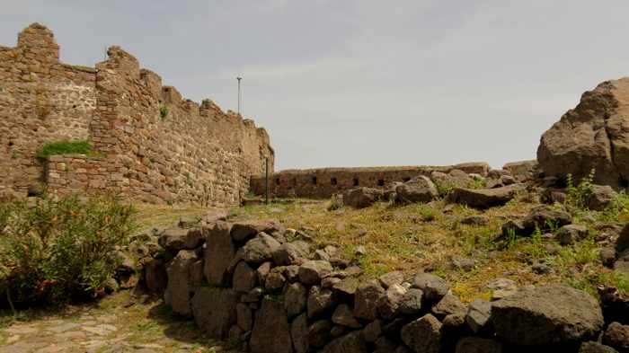 inside the Castle of Molyvos on Lesvos island