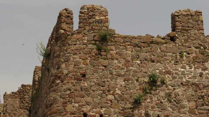 inside the Castle of Molyvos on Lesvos island