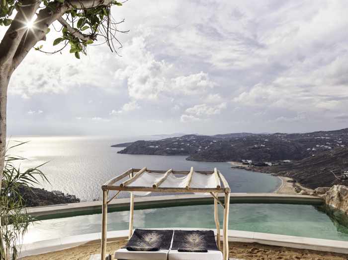 Panoptis Escape Mykonos 1 bedroom villa private pool 