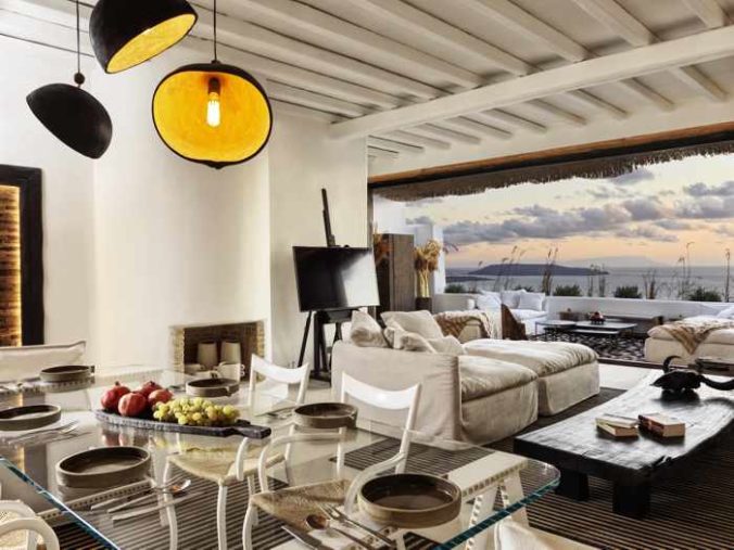 Panoptis Escape Mykonos 3 bedroom villa with private pool