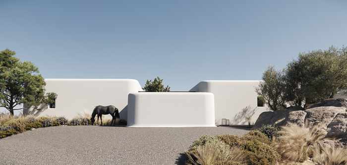 Kalesma Mykonos hotel entrance