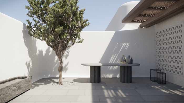 An image depicting the exterior of Kalesma Mykonos Hotel