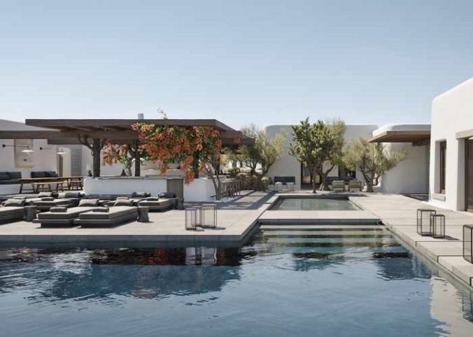 Kalesma Mykonos hotel & villa swimming pool