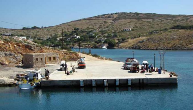 Arkoi island ferry port