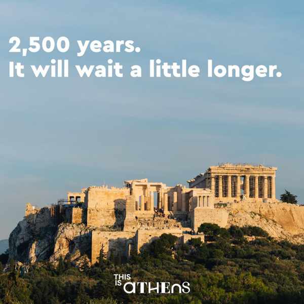 Acropolis image tweeted by @CityofAthens